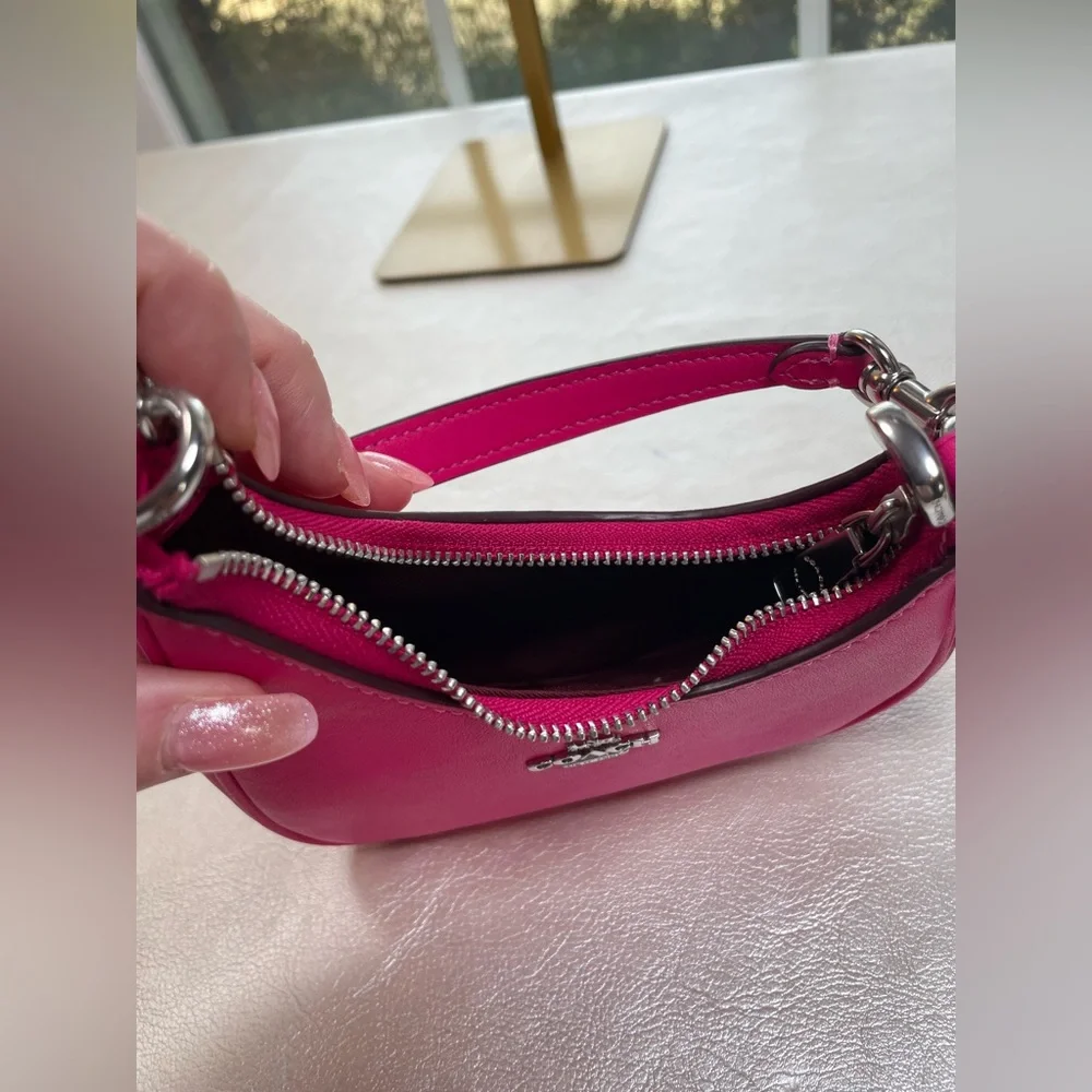 Coach NWOT Mini Twisted Teri Bag in Dragon Fruit 🐉 - Picture 17 of 17